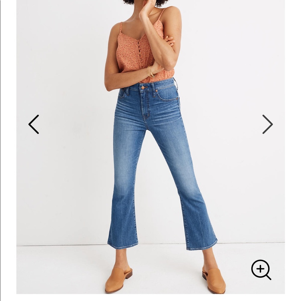 Madewell Curvy Demi boot jeans